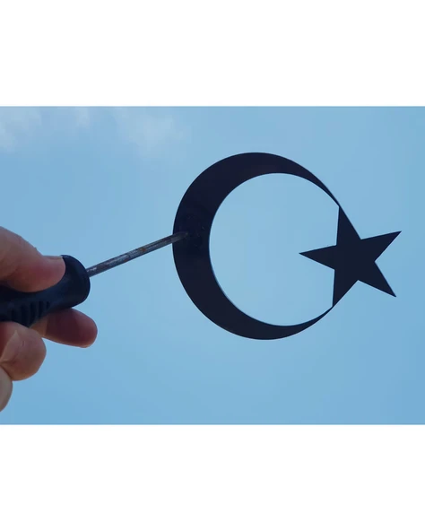 Tek Ay Yıldızlı İşaretleme Damgası - Resim 8