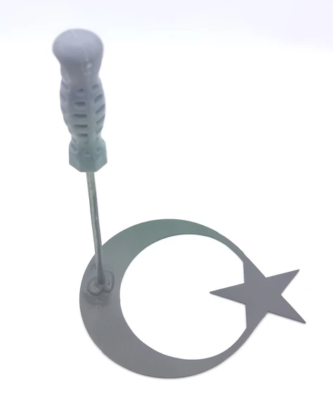 Tek Ay Yıldızlı İşaretleme Damgası - Resim 10