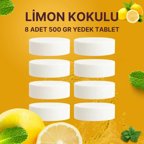 4 Adet 2x500Gr - LİMON - Nem Alıcı Rutubet Giderici Yedek Tablet ürün görseli 1