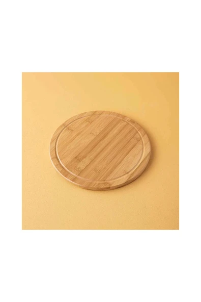 Bambu Pizza Tahtası (30 cm) Royaleks-BPT30 - Resim 2
