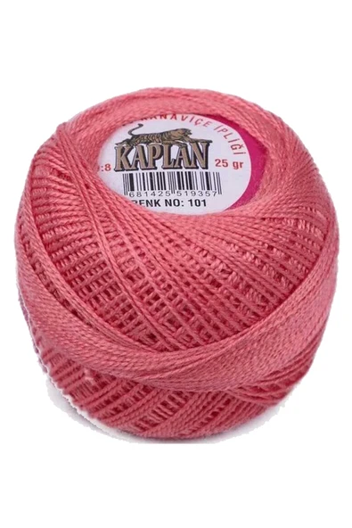 Kaplan Etamin Ve Kanaviçe İpi 8 No Kod/Renk: 101 - Royaleks ürün görseli 1
