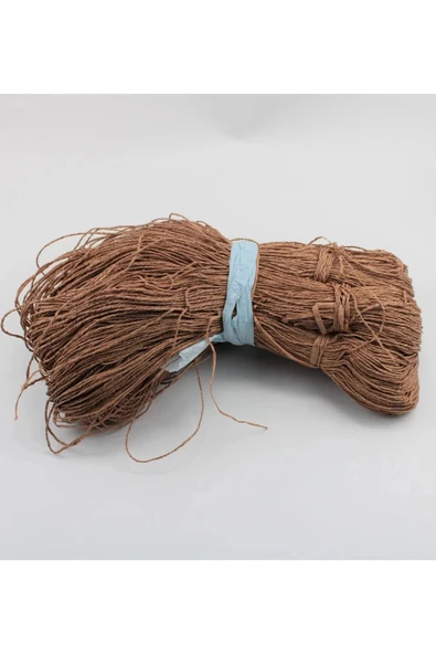 Koyu Taba Renk Çile Kağıt İp Çanta Ipi Supla Ipi  No:34 - (550-600 gr) ürün görseli 1