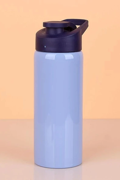 Renkli Matara 20 cm Metal 600 Ml. Royaleks-BİE-15-0047 ürün görseli 1