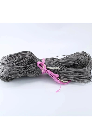 Koyu Gri Renk Çile Kağıt İp Çanta Ipi Supla Ipi  No:53 - (550-600 gr) ürün görseli 1