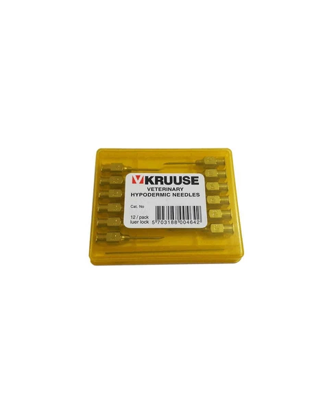 KRUUSE-VET Enjektör İğnesi (16Gx3/4) 1.6 x 20 mm (12 Adet) ürün görseli 1