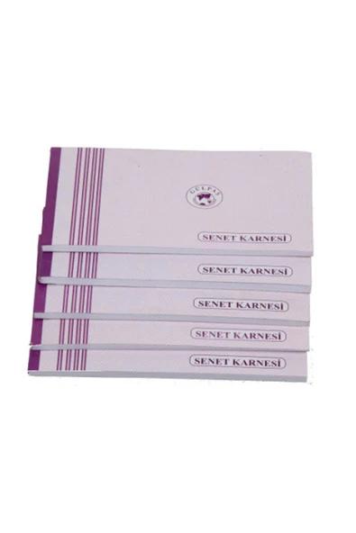 Gülpaş Senet Karnesi Karton Kapaklı 50 Yaprak ürün görseli 1