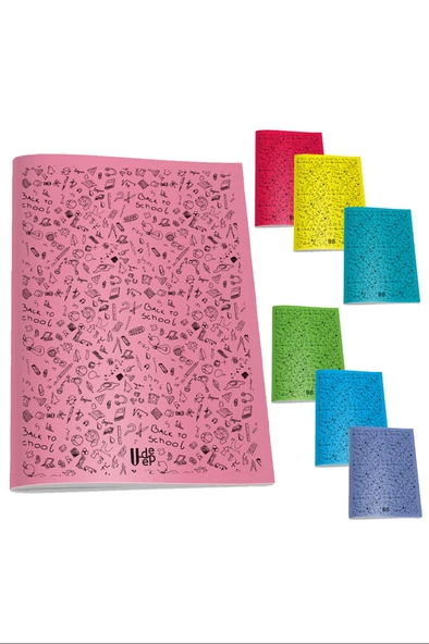 Umut U-Deep A5 Pp Kapak Defter 40 Yaprak Kareli 12'li ürün görseli 1