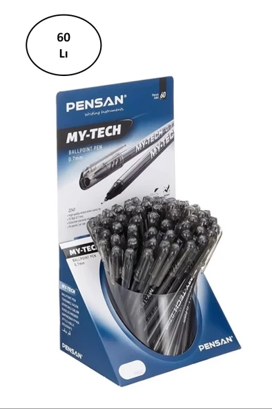 Pensan My Tech 1 Mm Tükenmez Kalem 60 lı 2250 ürün görseli 1