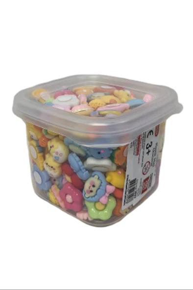 Plastik 3D Mini Aksesuar 200'lü ürün görseli 1