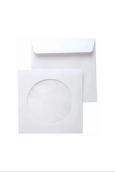Cd Zarfı 12,5x12,5 1. Hamur 80 Gram Pencereli 500'lü - Ürün Kodu : DOĞ.AS-3003 ürün görseli 1