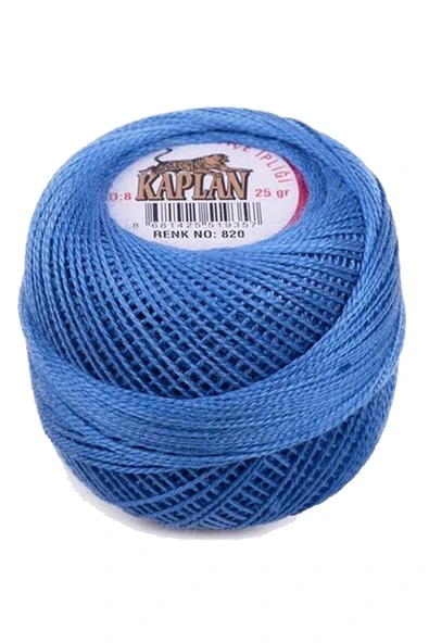 Kaplan Etamin Ve Kanaviçe İpi 8 No Kod/Renk: 820 - Royaleks ürün görseli 1