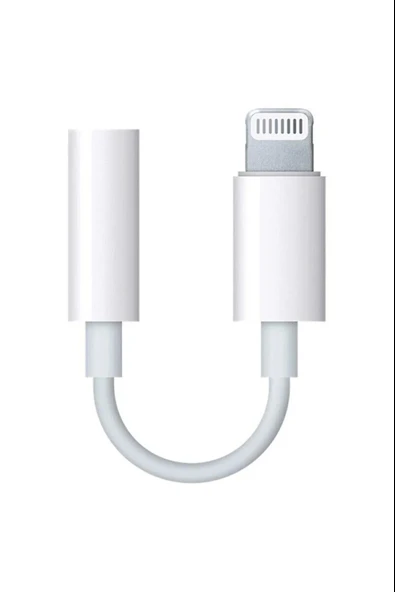 İphone Uyumlu Kablolu Kulaklık Çevirici Adaptör Lightning To Headphone Jack Dönüştürücü ürün görseli 1