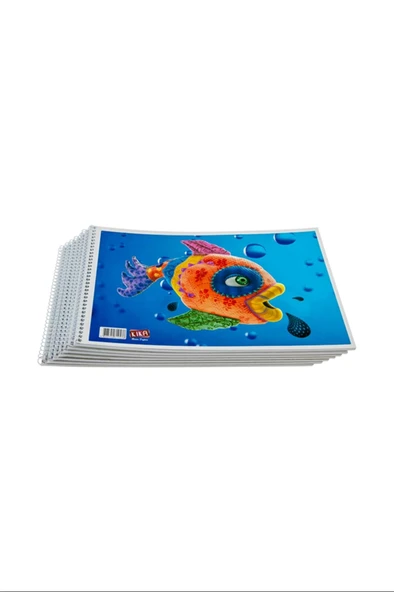 Kika Resim Defteri Spiralli 17x25 12'li ürün görseli 1