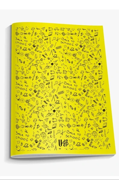 U-Deep 80/4 A4 Boy Plastik Kapak Kareli Metod Defteri 12li ürün görseli 1