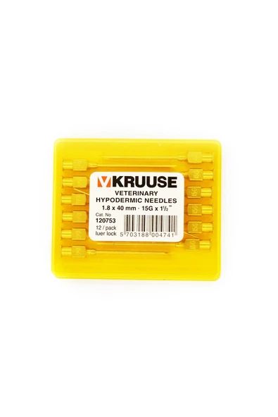 KRUUSE-VET Enjektör İğnesi (15Gx1½) 1.8 x 40 mm (12 Adet) ürün görseli 1