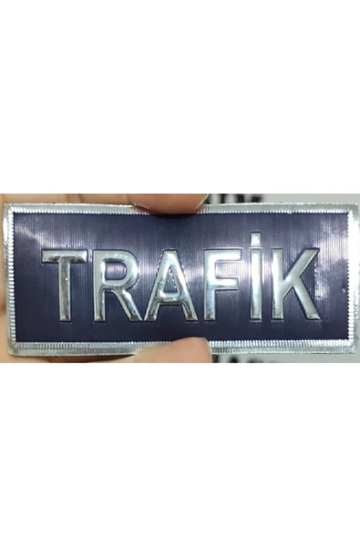 Jandarma ''TRAFİK'' Cep Yazısı 3d Plastik, 2025 Yeni Tip, Cırtlı, 1. Kalite ürün görseli 1
