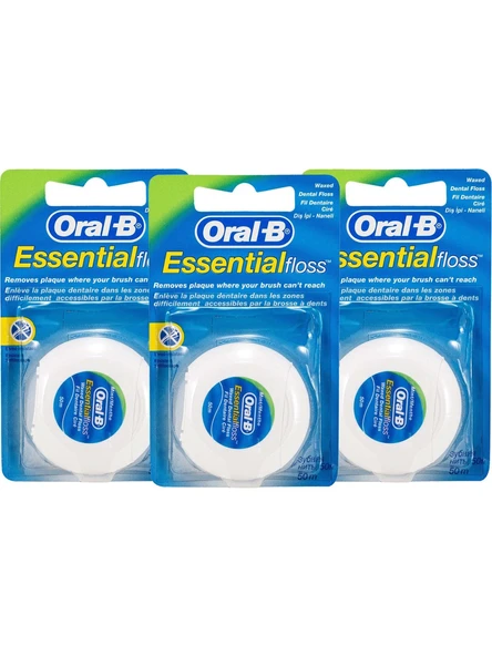 Oral-B Oral-B diş Ipi Essential Floss 50 M X3 Adet ürün görseli 1