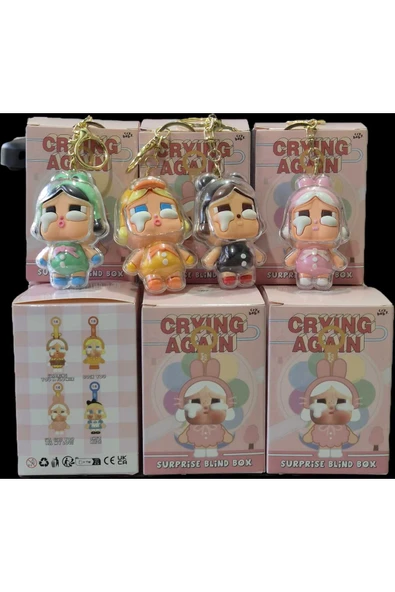 Crying Again Cry Baby (blind Box)(dupe) Çanta Charmı Aksesuar Anahtarlık 16 CM ürün görseli 1