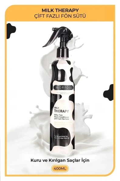 Milk Therapy Çift Fazlı Kondisyoner Fön Suyu 400 ML - mrfs ürün görseli 1