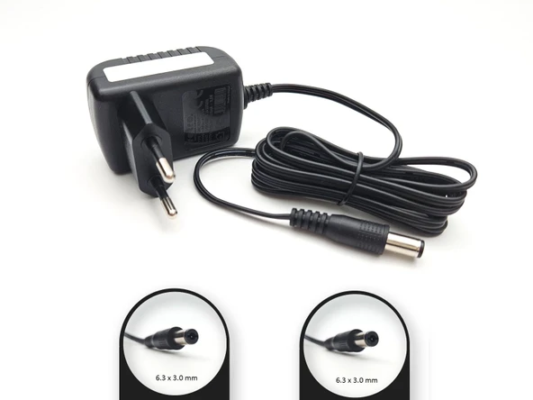 Bosch 13.5V 500mA (0.5A) 6.8W Geniş Uçlu AC Adaptör - Şarj Cihazı / RETRO ürün görseli 1