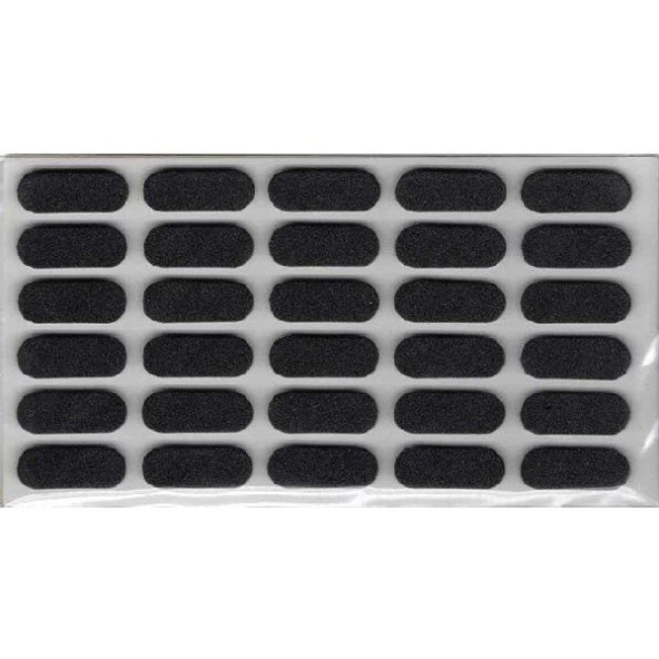 Eva Darbe ve Ses Stoperi 22*8mm Siyah - 100lü Paket ürün görseli 1