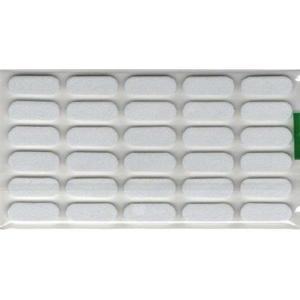 Eva Darbe ve Ses Stoperi 22*8mm Beyaz - 100lü Paket ürün görseli 1