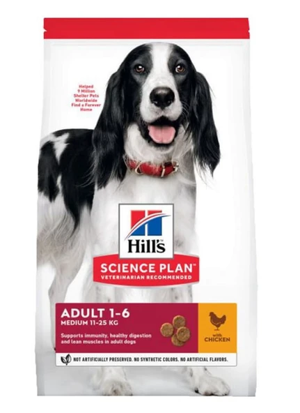 Hill's Tavuklu Orta Irk Açık Yetişkin Köpek Maması 2 KG ürün görseli 1