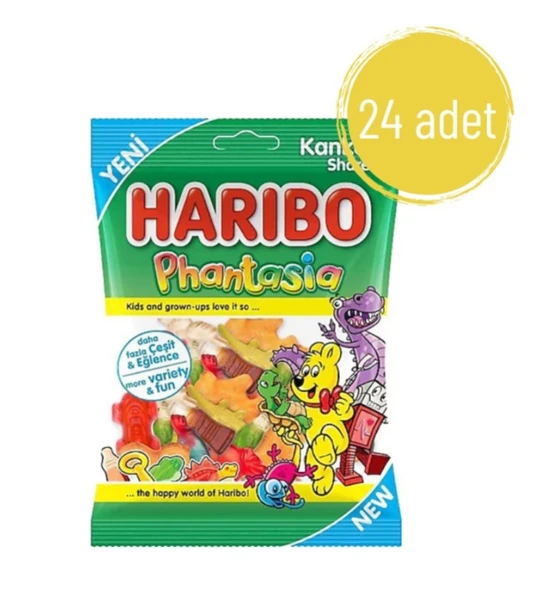 Haribo Phantasia Jelibon 80 gr 24 Adet ürün görseli 1