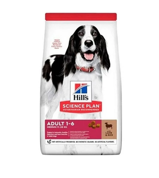 Hill's Medium Kuzu Etli Orta Irk Açık Yetişkin Köpek Maması 2 KG ürün görseli 1