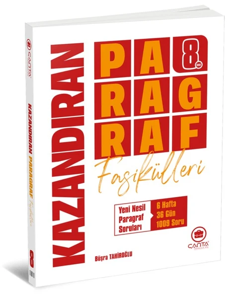8. Sınıf Kazandıran Paragraf Fasikülleri Çanta Yayınları ürün görseli 1