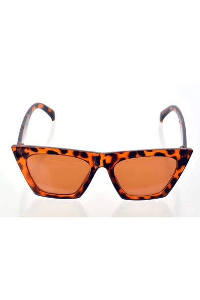 Leopar Çerçeve Cat Eye Kadın Güneş Gözlüğü - Moda Gözlük ürün görseli 1
