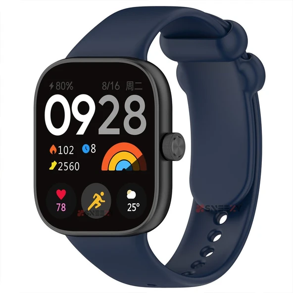 Xiaomi Redmi Watch 4 Uyumlu Purelux Soft Yumuşak Silikon Kordon  Lacivert ürün görseli 1