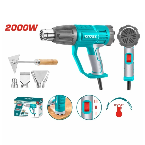 Total Tb20045 Sıcak Hava Tabancası 2000 W ürün görseli 1