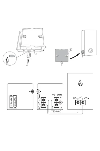 Buderus Rt20 Rf Kablosuz On/off Oda Termostatı - Resim 4