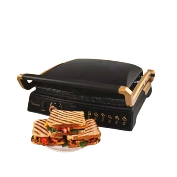 Aura AU3202 Tostmatik Tost Makinesi Siyah Gold ürün görseli 1