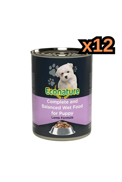 Yavru Yaş Köpek Maması (Puppy) Kuzu Etli 400GR 12 ADET ürün görseli 1