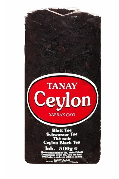 Tanay Ceylon Ithal Yaprak Seylan Çayı 500 gr ürün görseli 1