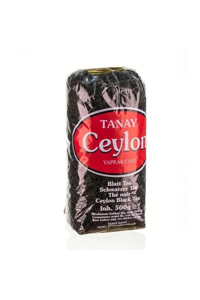 Tanay İthal Seylan Ceylon Sri Lanka Kaçak Siyah Yaprak Çayı ( Çay 500 Gr) ürün görseli 1
