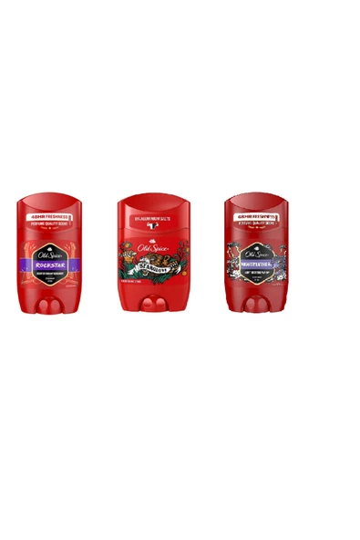 Old Spice Deodorant Ferah Kokular 3'lü Fırsat Set (Rockstar-Bearglove-Nighpanter) 50 Ml ürün görseli 1