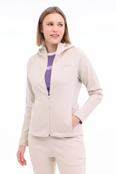 Lumberjack WL MILA 18CT321 5FX 101970813 Kadın Eşofman Üstü Bej XS-XL ürün görseli 1