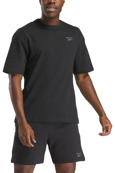 Reebok ICON ELEMENTS TEE 100214087 Erkek Tişört Siyah S-XXL ürün görseli 1