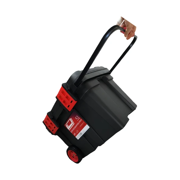 Tekerlekli Taşınabilir 78 Litre Organizer Bölmeli Taşınabilir Kulplu Takım Çantası Alet Çanta ürün görseli 1