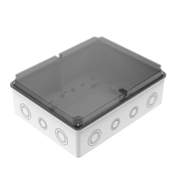 290x230x100 mm Sıva Üstü Şeffaf Kapaklı Buat Kutusu ürün görseli 1