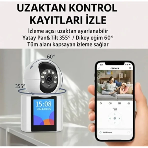 Akıllı Ev Kamerası 2.4 GHz - Resim 2