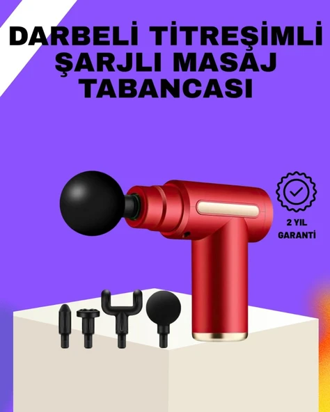 Şarjlı Masaj Tabancası Spor Sonrası Kas Rahatlatma İçin ürün görseli 1