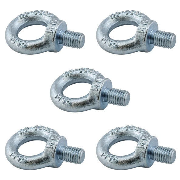 Aybolt 10 mm Halka Civata 5 ADET Eye Bolt Metal Civatası Çelik Montaj ve Sabitleme Hırdavat Bağlantı ürün görseli 1