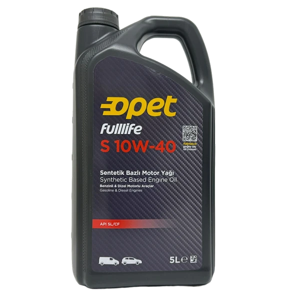 Opet Fullfife S 10W-40 Motor Yağı 5 Litre ürün görseli 1