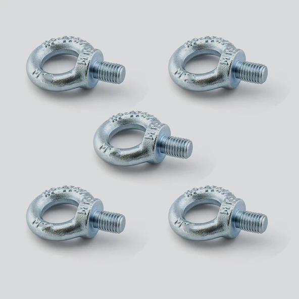 Metal Halka Civata Aybolt 5 ADET 12 mm Aybolt Civatası Paslanmaz Çelik Montaj Sabitleme Bağlantısı ürün görseli 1