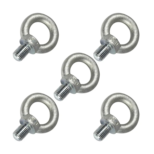 Aybolt 8 mm 5 ADET Halka Civata Metal Askı Civatası Paslanmaz Çelik Montaj İçin Sabitleme Elemanı ürün görseli 1