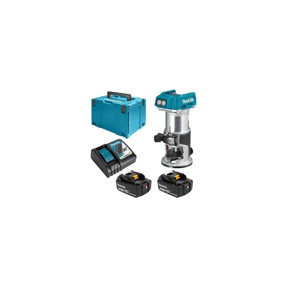 Makita DRT50RTJ Çift Akülü Freze (2x5.0Ah) ürün görseli 1